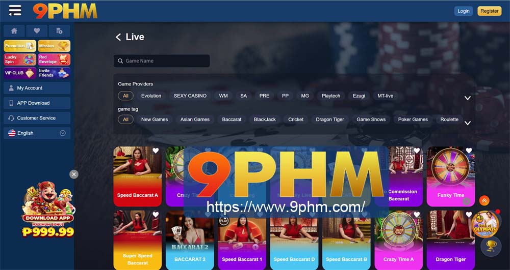 Live Casino Entertainment